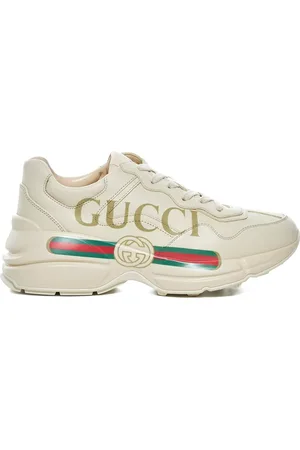 Gucci Rhyton leather sneakers