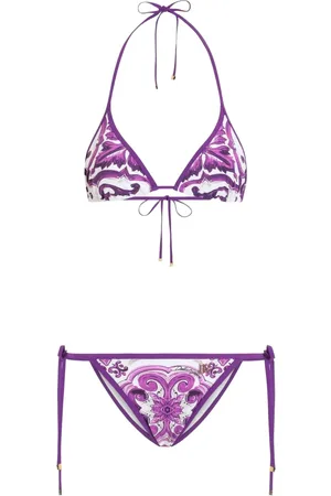 Dolce & Gabbana Majolica-print bikini