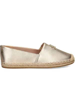 Tommy Hilfiger Metallic leather espadrilles