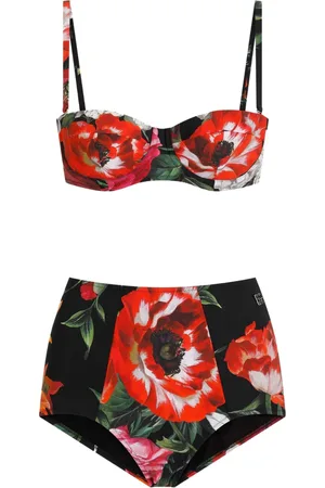 Dolce & Gabbana Floral-print bikini set