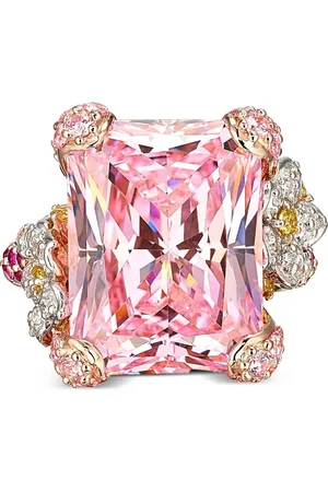 Anabela Chan 18kt rose gold Cinderella sapphire cocktail ring