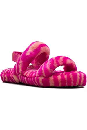 UGG Oh Yeah Slipper "Rock Rose Zebra" sandals