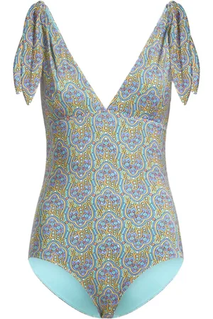 【ETRO】cutout プリント ホールターネック swimsuit Etro Swimsuits & One Pieces - Women | FASHIOLA.com