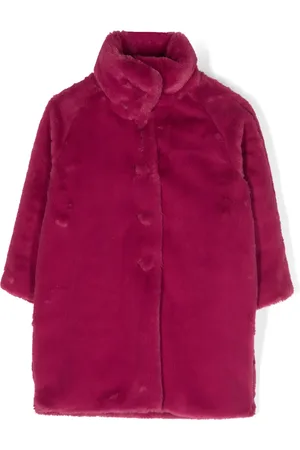 Il gufo Button-up faux fur coat