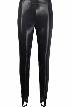 Dsquared2 Faux leather stirrup leggings