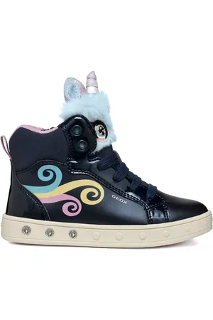 Geox Skylin unicorn-themed high-top sneakers