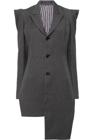 YOHJI YAMAMOTO Asymmetric single-breasted blazer