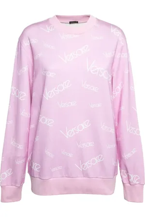 VERSACE Logo-print sweatshirt