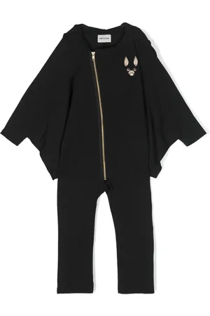 Mini Rodini Zipped organic cotton jumpsuit