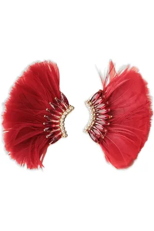Mignonne Gavigan Feather-detailing earrings