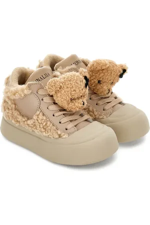 MONNALISA Shearling sneakers