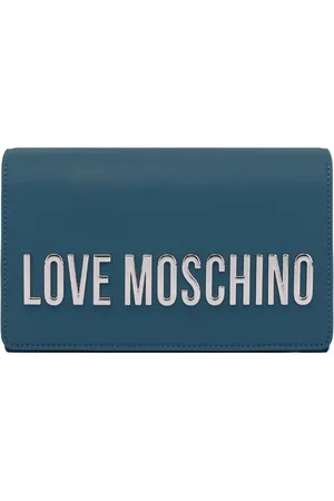 Moschino Logo-lettering clutch bag