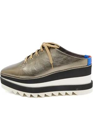 Stella McCartney Leather lace-up mules