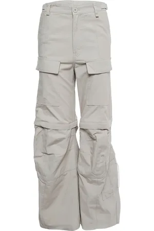 Balenciaga Cotton flared cargo trousers