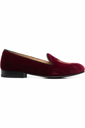 Scarosso Becky velvet slippers