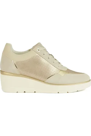 Geox Ilde wedge perforated sneakers