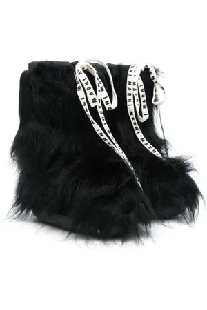 Marni Faux-fur snow boots