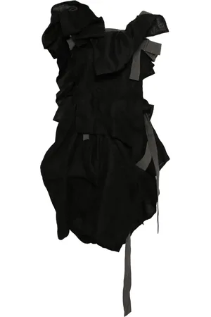 YOHJI YAMAMOTO Linen draped dress