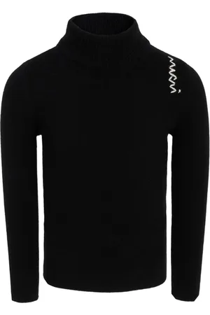 Marni Logo detail turtleneck sweater