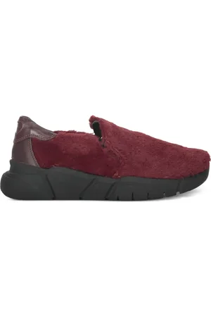 Moschino Faux-fur slip-on sneakers