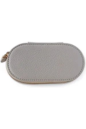 Monica Vinader Leather oval jewellery case