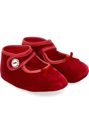 MONNALISA Velvet ballet flats