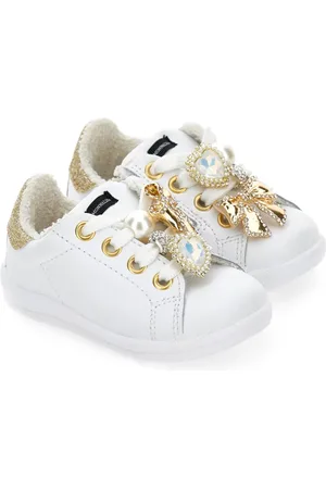 MONNALISA Decorative lace-up sneakers