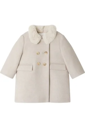 BONPOINT Moka double-breasted coat