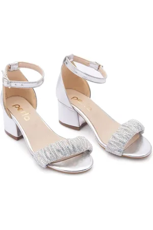 Tulleen Rhinestone-embellished scrunch-strap sandals