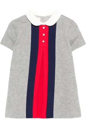 Gucci Peter-pan collar panelled casual dress