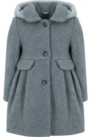 Lapin House Hooded wool coat