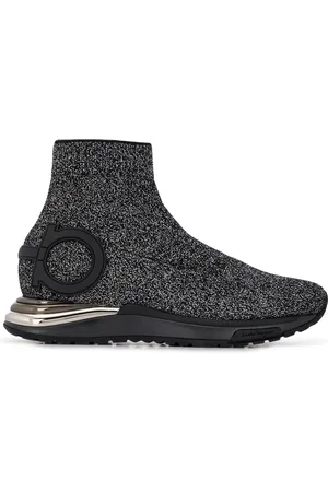 Salvatore Ferragamo Gancini glitter sneakers