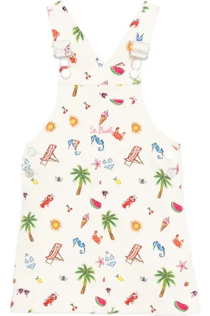 MC2 SAINT BARTH All-over print dungarees