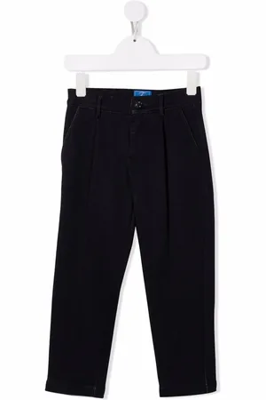 FAY Invert-pleat straight-leg trousers