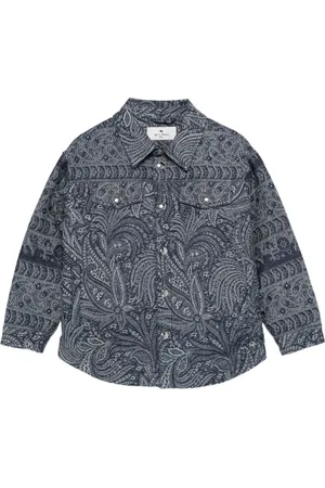 Etro Paisley-print denim jacket