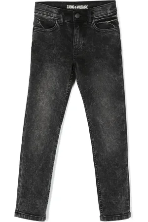 Zadig & Voltaire Logo-print stonewash skinny jeans