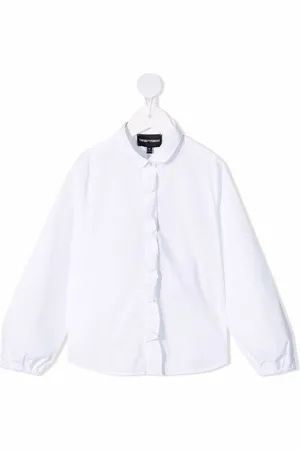 Emporio Armani Round-collar buttoned shirt