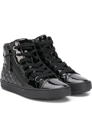 Geox Kalispera patent high top sneakers