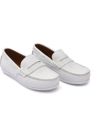 M. Moustache Faux leather penny loafers