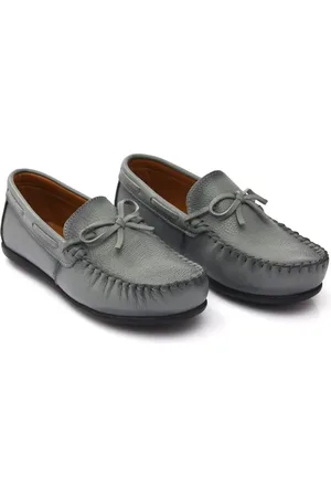 M. Moustache Tie-fastened slip-on loafers