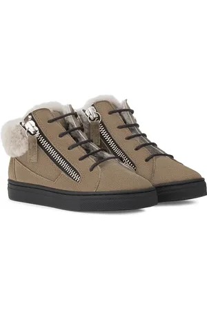 Giuseppe Zanotti Shearling lined high-top sneakers
