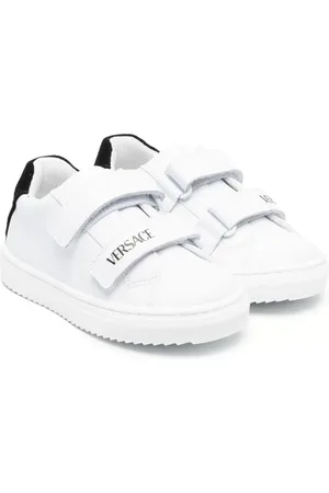 VERSACE Logo-print touch-strap sneakers