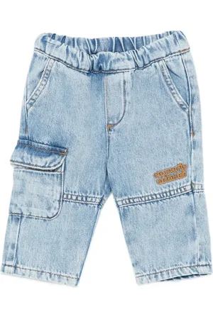 Emporio Armani Logo-embroidered cargo trousers