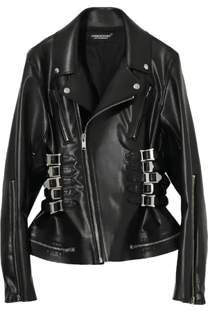 UNDERCOVER Buckle-detail biker jacket