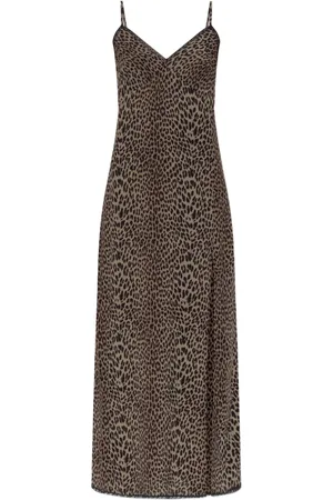 Zadig & Voltaire Leopard-print slip dress