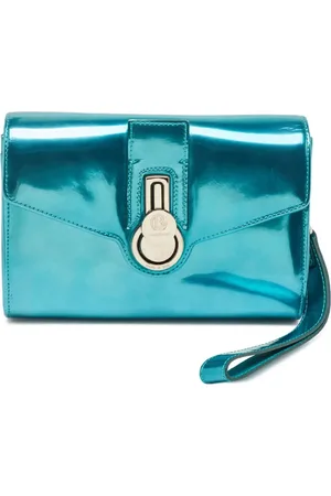 BALDININI Patent leather clutch bag