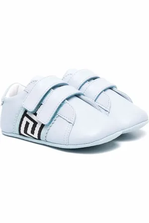 VERSACE Greca-panel touch-strap sneakers