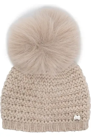 PAZ RODRIGUEZ Pompom-detail knitted hat