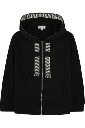Lanvin Zip-front drawstring hoodie