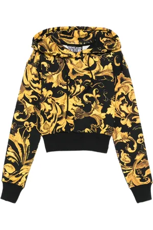 VERSACE Barocco-print hoodie